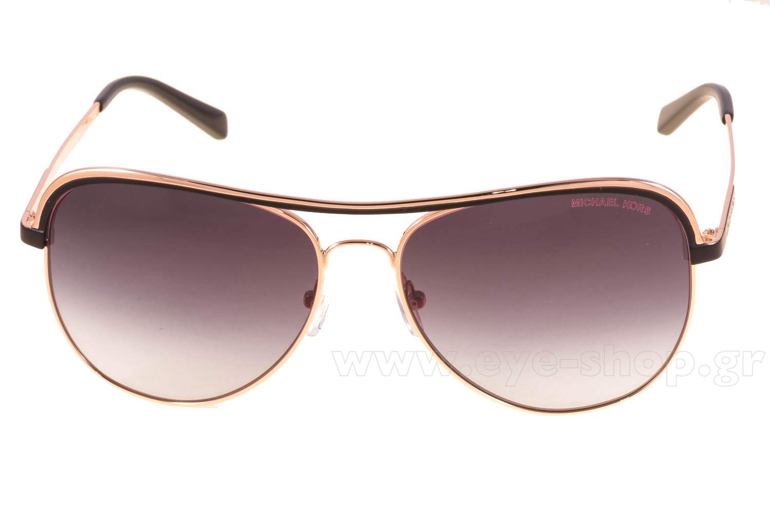Michael Kors Vivianna Aviator Sunglasses Michael Kors MK4030 VIVIANNA II 3162 Pink Tortoise  main image 3