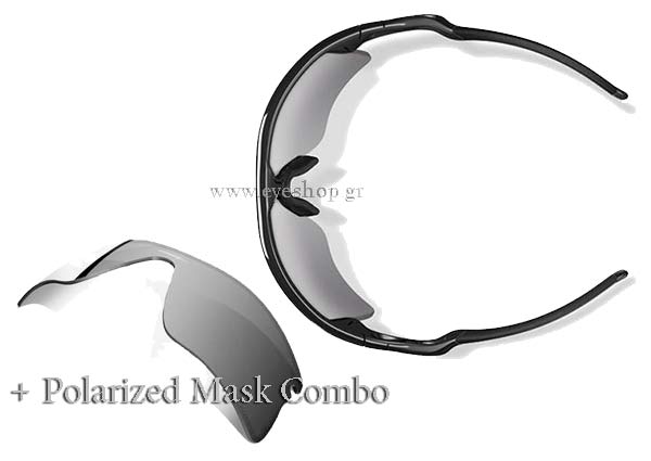 Oakley model RADAR color ® RANGE ™ 9056 09-664  2nd mask Black Iridium Polarized