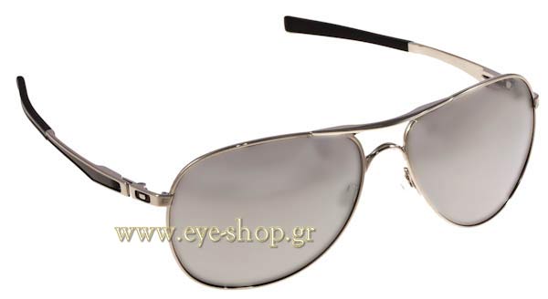 Sunglasses Oakley PLAINTIFF 4057 03 polished chrome - chrome iridium