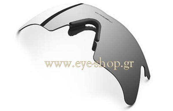 Sunglasses Oakley M FRAME 3 - Μάσκα Heater 9058C 06-753 Black Iridium ασημί καθρέφτης (η μύτη δεν συμπεριλαμβάνεται)