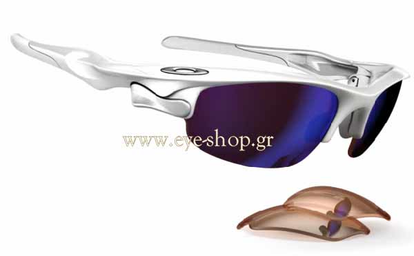 Sunglasses Oakley FAST JACKET 9097 06 Polished white G30-VR50 Polarized