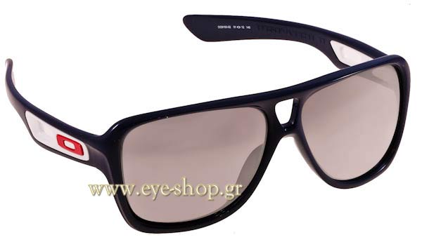 Sunglasses Oakley Dispatch II 9150 02 Polished Navy - Chrome Iridium