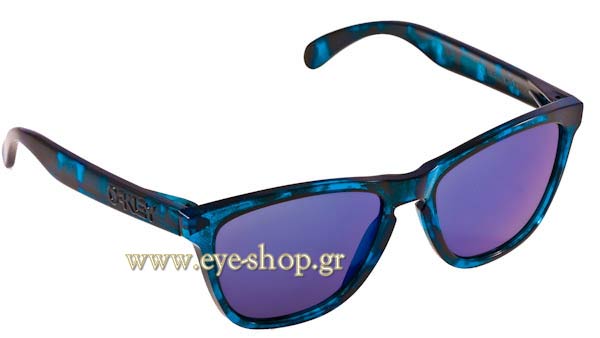 Sunglasses Oakley Frogskins 9013 24-309 Acid Tortoise Blue - Blue Iridium