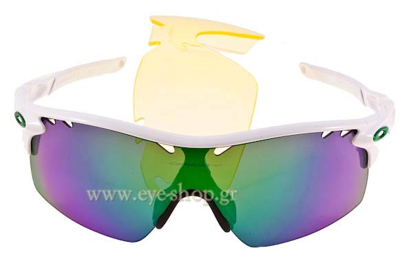 Sunglasses Oakley Radarlock XL 9170 01 Polished White Jade Iridium