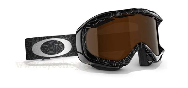 Sunglasses Oakley AMBUSH 7017 Snow 57-595 Silver Factory Text Black Iridium