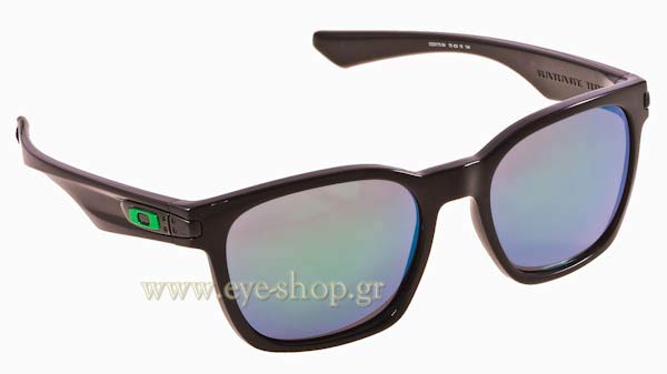 Sunglasses Oakley GARAGE ROCK 9175 04 Polished Black - Jade Iridium