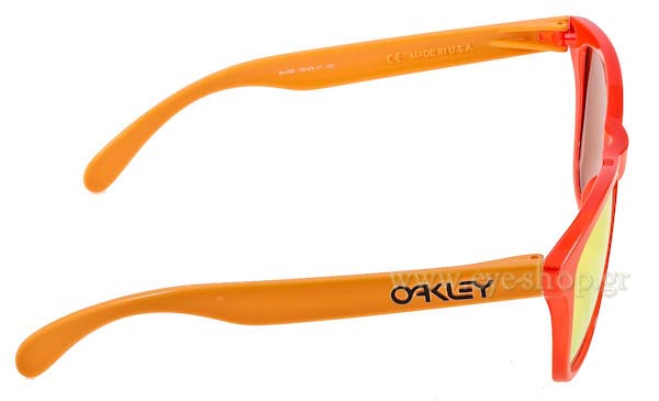 Oakley model Frogskins 9013 color 24-359 Aquatique Hotspot Fire Iridium