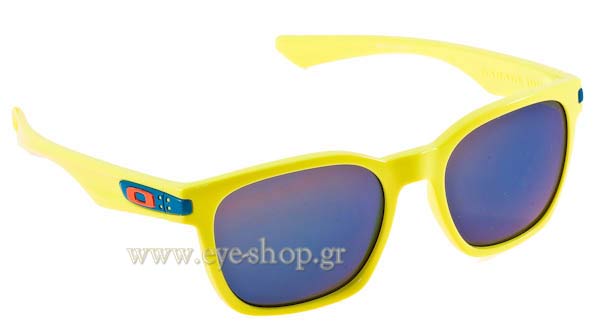 Sunglasses Oakley GARAGE ROCK 9175 14 Neon Yellow Ice Iridium FATHOM COLLECTION Limited Edition