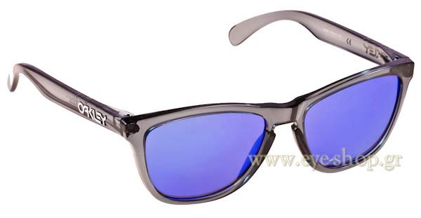Sunglasses Oakley Frogskins 9013 03-290 Crystal Black - Violet Iridium
