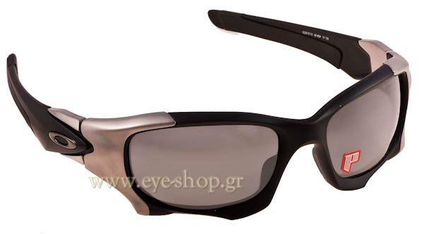 Sunglasses Oakley PIT BOSS II 9137 9137 01 silver mirror polarized High Definition