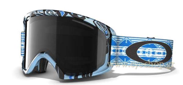 Oakley model O2 XL SNOW color OO7045 59-197 Danny Kass Signature Turquoise Totem-Dark Grey