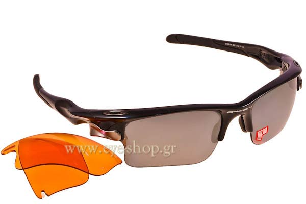 Sunglasses Oakley Fast Jacket XL 9156 20 Black Iridium polarized - P42 Iridium