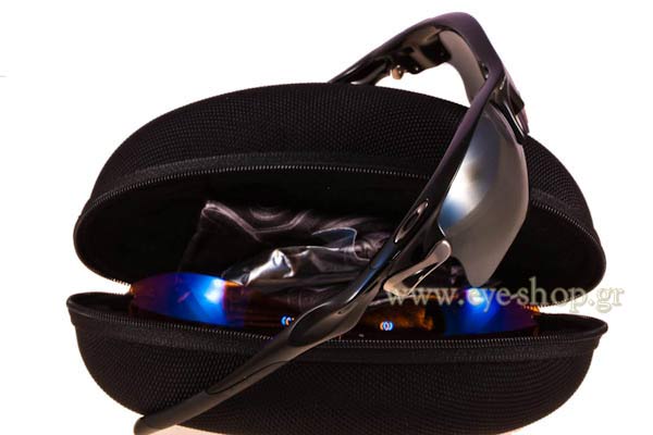 Oakley model Fast Jacket color XL 9156 20 Black Iridium polarized - P42 Iridium