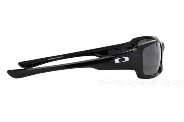 Oakley model FIVES SQUARED 9238 color 9238 06 black iridium polarized