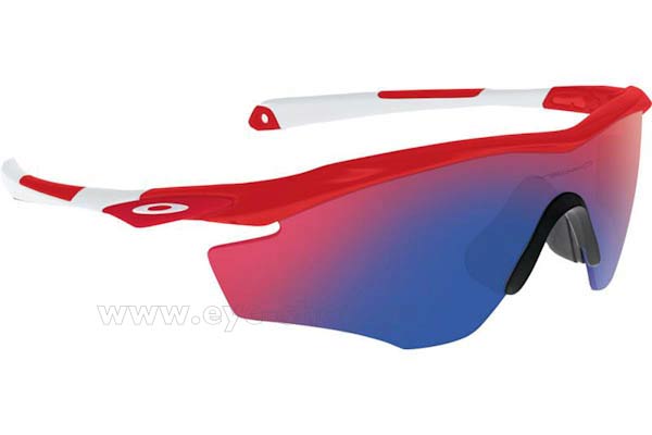 Sunglasses Oakley M2Frame 9212 12 Black - Red -  Positive Red Iridium