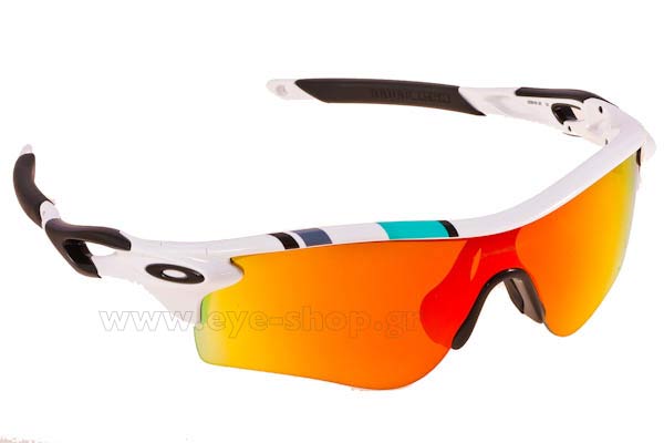 Sunglasses Oakley Radarlock Path 9181 30 White-Fire-Black Iridium