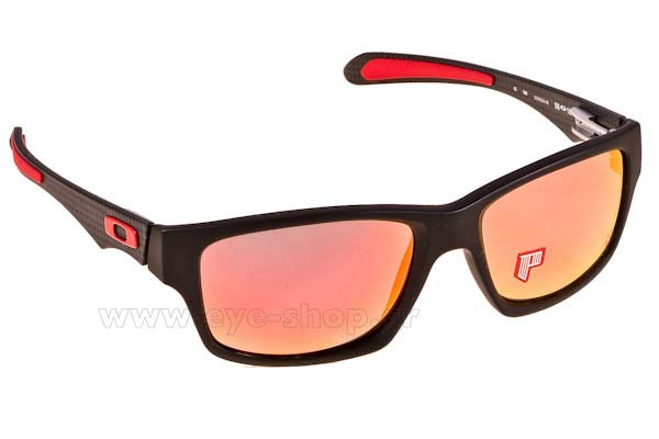 Sunglasses Oakley Jupiter Squared 9220 06 Carbon Ruby Polarized Ferrari