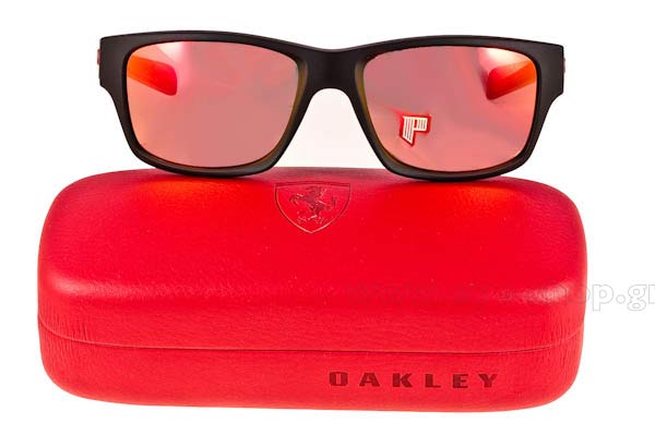 Oakley model Jupiter Squared color 9220 06 Carbon Ruby Polarized Ferrari