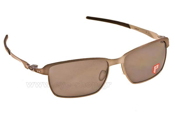 Sunglasses Oakley Tinfoil 4083 05 Brushed Chrome Polarized Grey