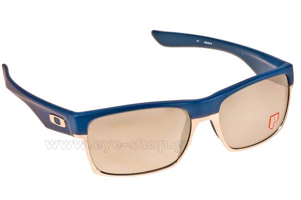 Sunglasses Oakley TwoFace 9189 15 Matte Navy ChrIrid Polarized