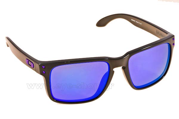Sunglasses Oakley Holbrook 9102 76 Dark Grey - Violet Iridium