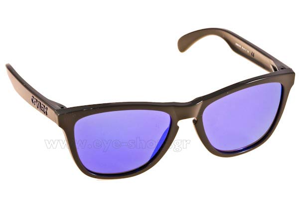 Sunglasses Oakley Frogskins 9013 33 Grey - Violet Iridium - Toxic Blast
