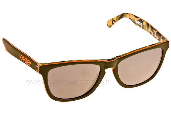 Sunglasses Oakley Frogskins LX 2043 2043 14 Camo Green Blk Iridium