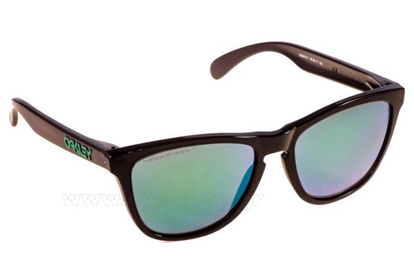 Sunglasses Oakley Frogskins 9013 11 Black Ink Jade Polarized