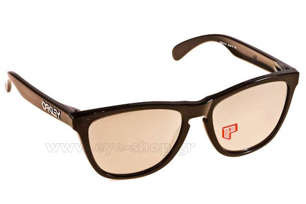 Sunglasses Oakley Frogskins 9013 10 Black Ink Chrome Iridium Polarized