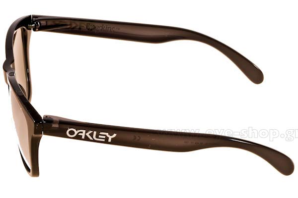 Oakley model Frogskins 9013 color 10 Black Ink Chrome Iridium Polarized