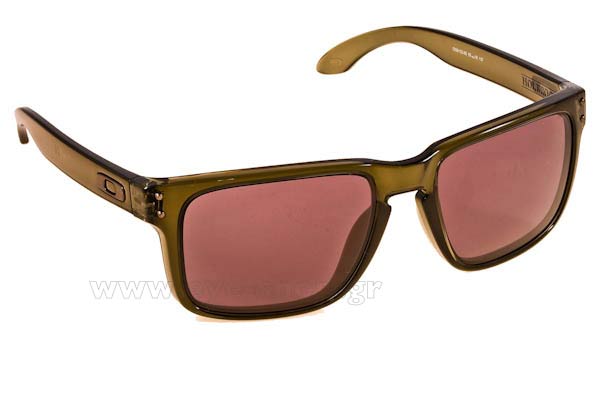 Sunglasses Oakley Holbrook 9102 65  Olive Ink Warm Grey