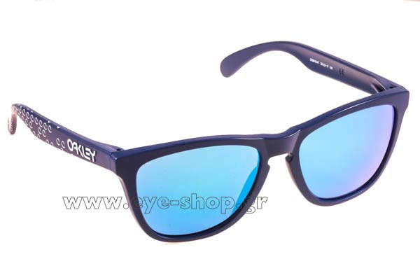 Sunglasses Oakley Frogskins 9013 47 Matte Blue Sapphire Iridium