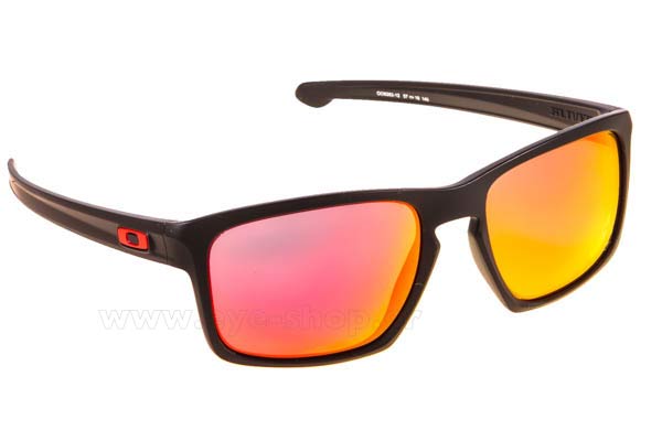 Sunglasses Oakley SLIVER 9262 12 Scuderia Ferrari Matte Black - Ruby Iridium