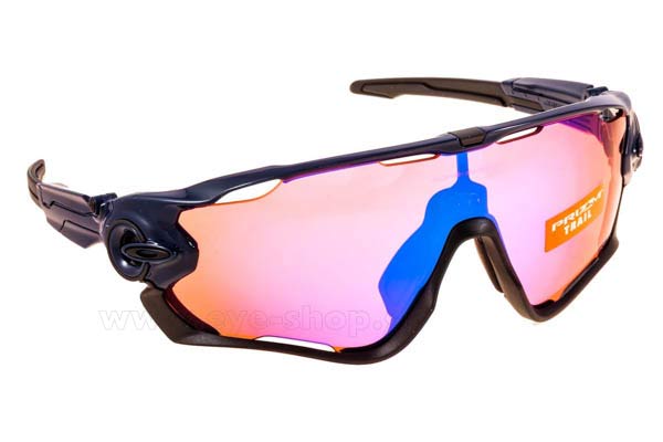 Sunglasses Oakley JAWBREAKER 9290 04 Navy Prizm Trail