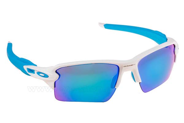Sunglasses Oakley FLAK 2.0 XL 9188 02 white sappire irid