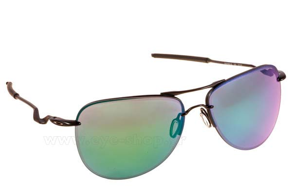 Sunglasses Oakley Tailpin 4086 02 Sat Black Jade Irid