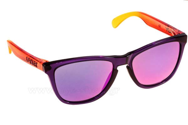 Sunglasses Oakley Frogskins 9013 45 Purple Red iridium