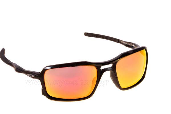 Sunglasses Oakley Triggerman 9266 03 Polished Black Ruby Iridium