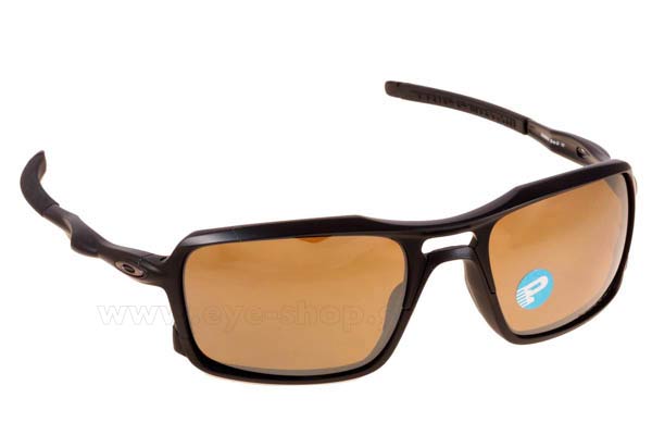 Sunglasses Oakley Triggerman 9266 05 Mt Black Tungst Irid Polarized