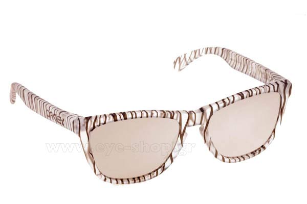 Sunglasses Oakley Frogskins 9013 70 Matte Clear Chrome Irid