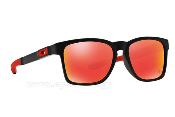 Sunglasses Oakley CATALYST 9272 07 Ferrari Mt Black Ruby Irid