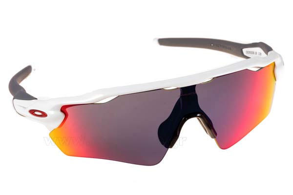 Sunglasses Oakley 9208 RADAR EV PATH 18 Polished White Red Iridium