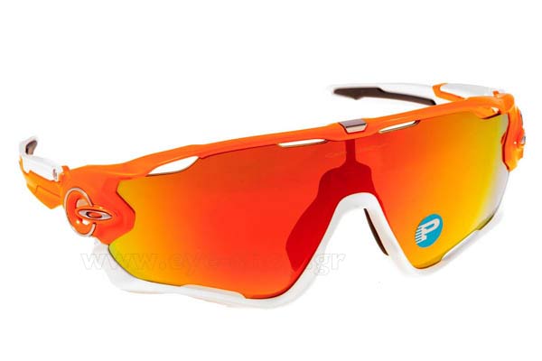 Sunglasses Oakley JAWBREAKER 9290 09 Orange Fire iridium Polarized