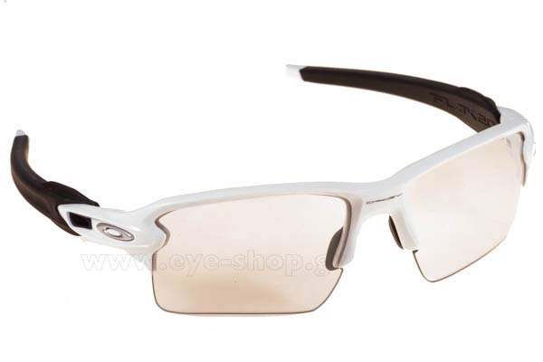 Sunglasses Oakley FLAK 2.0 XL 9188 51 Pol White Clear Black Iridium Photochromic