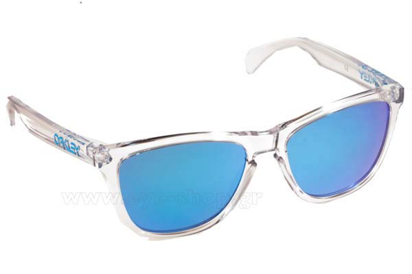 Sunglasses Oakley Frogskins 9013 A6 Crystal Clear Sapphire Iridium