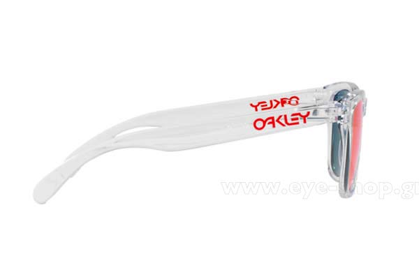 Oakley model Frogskins 9013 color A5 Crystal Clear Torch Iridium