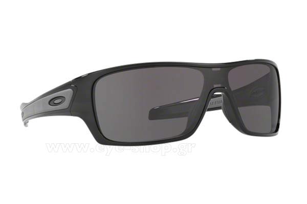 Sunglasses Oakley Turbine Rotor 9307 01 Polished Blacj Warm Grey