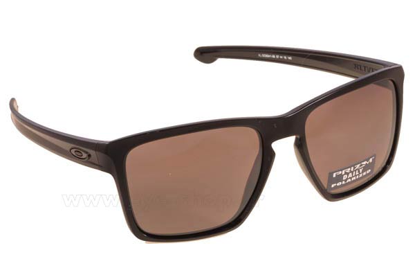 Sunglasses Oakley SLIVER XL 9341 06 Black Prizm Daily Polarized