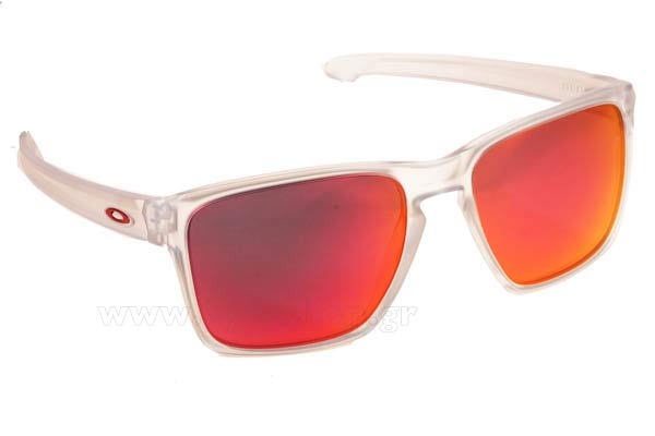 Sunglasses Oakley SLIVER XL 9341 09 Matte Clear Torch Iridium