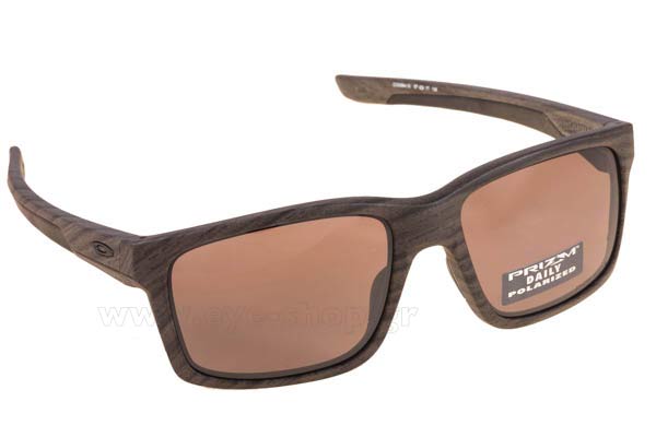 Sunglasses Oakley MAINLINK 9264 19 Woodgrain Prizm Daily Polarized